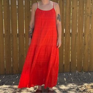 BB Dakota by Steve Madden Red Maxi Dress